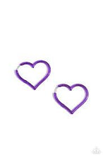 Load image into Gallery viewer, Loving Legend Purple Paparazzi Earrings