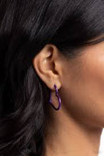 Load image into Gallery viewer, Loving Legend Purple Paparazzi Earrings