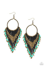Load image into Gallery viewer, Live Off the Badlands - Black/Turq/Brass - My Glam Fix Boutique