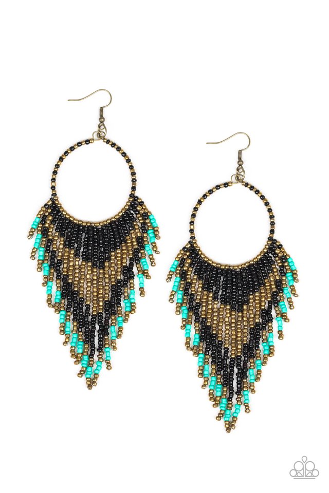 Live Off the Badlands - Black/Turq/Brass - My Glam Fix Boutique