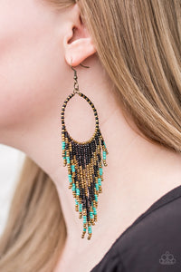 Live Off the Badlands - Black/Turq/Brass - My Glam Fix Boutique