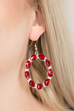 Load image into Gallery viewer, Ring Around the Rhinestones - Red - My Glam Fix Boutique