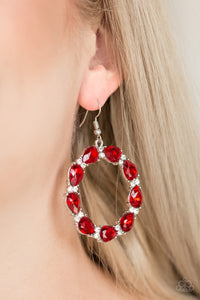 Ring Around the Rhinestones - Red - My Glam Fix Boutique