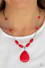 Load image into Gallery viewer, Explore the Elements Red Paparazzi - My Glam Fix Boutique