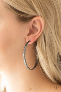Totally Off the Hoop - Gunmetal - My Glam Fix Boutique