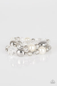 Downtown Dazzle - Ivory/Silver - My Glam Fix Boutique