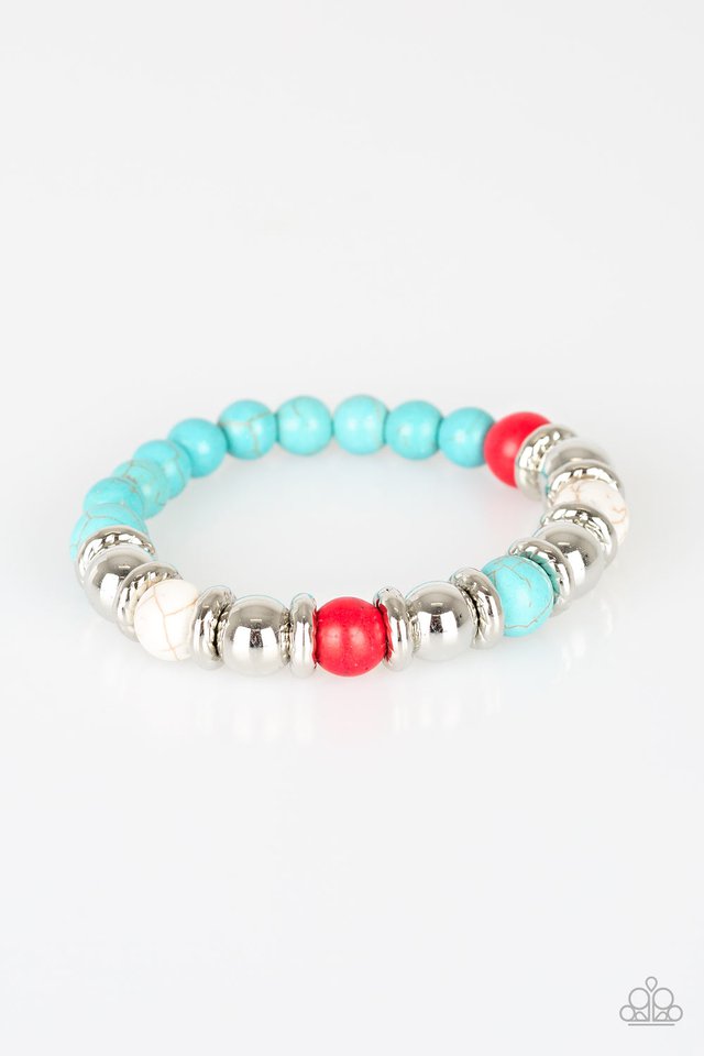 Across the Mesa - Red/white/turquoise - My Glam Fix Boutique