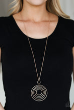 Load image into Gallery viewer, Running Circles in My Mind Rose Gold Paparazzi - My Glam Fix Boutique