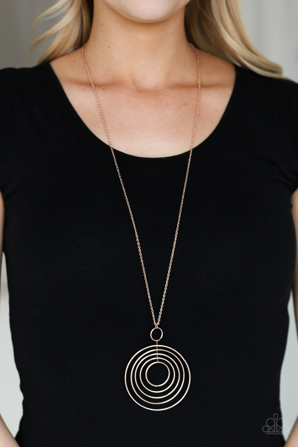 Running Circles in My Mind Rose Gold Paparazzi - My Glam Fix Boutique