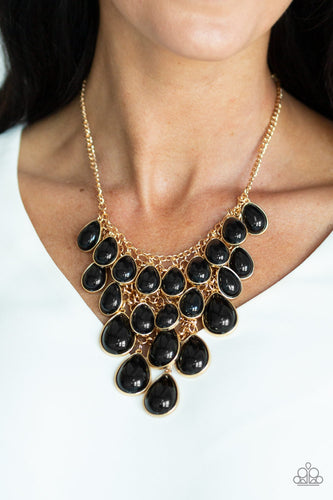 Shop Til You TEARDROP Black Paparazzi - My Glam Fix Boutique