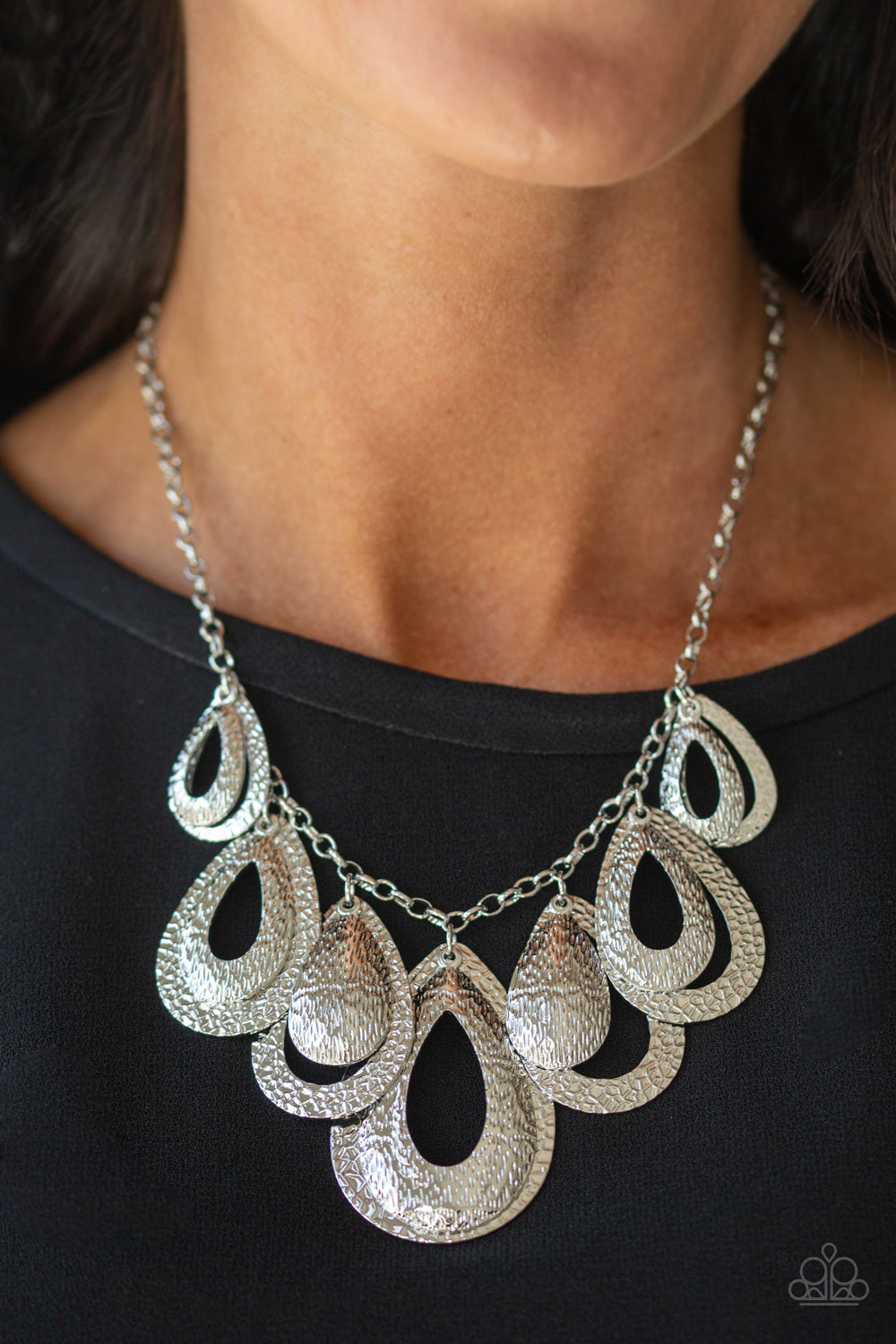 Teardrop Tempest Silver Paparazzi