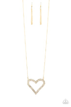 Load image into Gallery viewer, Pull Some HEART-Strings Gold Paparazzi - My Glam Fix Boutique