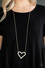 Load image into Gallery viewer, Pull Some HEART-Strings Gold Paparazzi - My Glam Fix Boutique