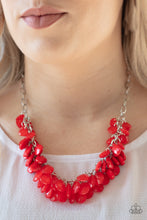Load image into Gallery viewer, Colorfully Clustered Red Paparazzi - My Glam Fix Boutique