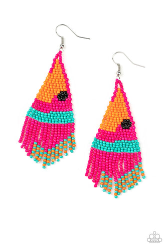 Brightly Beaded Pink Paparazzi