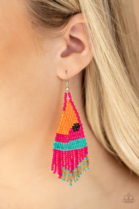 Brightly Beaded Pink Paparazzi