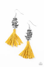 Load image into Gallery viewer, Tiki Tassel Yellow Paparazzi - My Glam Fix Boutique