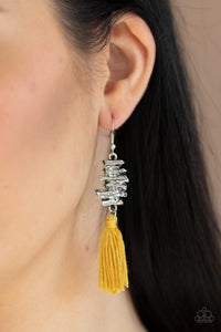 Tiki Tassel Yellow Paparazzi - My Glam Fix Boutique