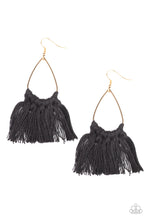 Load image into Gallery viewer, Tassel Treat Black Paparazzi - My Glam Fix Boutique