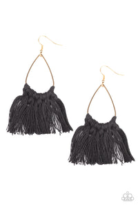 Tassel Treat Black Paparazzi - My Glam Fix Boutique