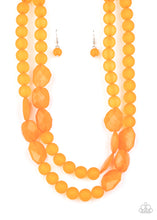 Load image into Gallery viewer, Arctic Art Orange Necklace Paparazzi