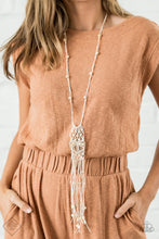 Load image into Gallery viewer, Macrame Majesty White Paparazzi