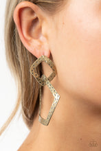 Load image into Gallery viewer, Scrap Yard Brass Earrings Paparazzi