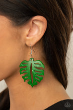 Load image into Gallery viewer, Shake Your PALMS PALMS Green Earrings Paparazzi