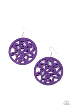 Load image into Gallery viewer, Fresh Off The Vine Purple Earrings Paparazzi