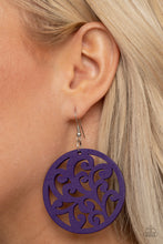 Load image into Gallery viewer, Fresh Off The Vine Purple Earrings Paparazzi