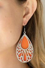 Load image into Gallery viewer, Loud and Proud Orange Earrings Paparazzi