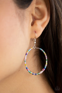 Colorfully Curvy Multi Earrings Paparazzi