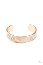 Load image into Gallery viewer, Cant Believe Your ICE Gold Bracelet Paparazzi