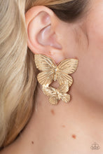 Load image into Gallery viewer, Blushing Butterflies Gold Paparazzi
