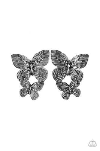 Blushing Butterflies Silver Paparazzi