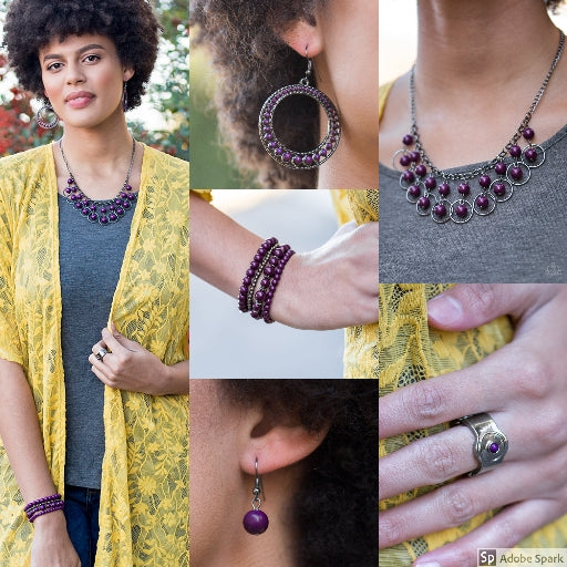 Glimpses of Malibu - Purple - My Glam Fix Boutique