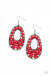 Beaded Shores Red Paparazzi