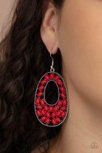 Beaded Shores Red Paparazzi