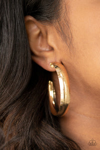 Hoop Wild Gold Paparazzi - My Glam Fix Boutique