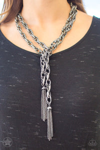 SCARFed For Attention - Gunmetal - My Glam Fix Boutique